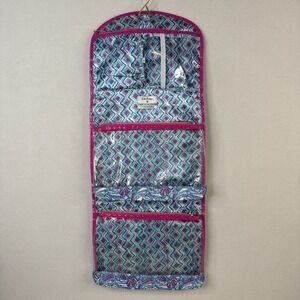 Lilly Pulitzer 20th Anniversary Hanging Toiletry Bag Shell Print Travel Preowned